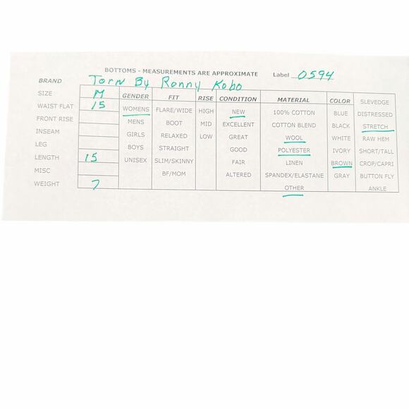 NWT Torn By Ronny Kobo Brown Joan Skirt Fringed Tassel Mini Casual Size M - Picture 3 of 9